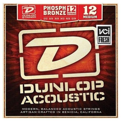 Dunlop DAP1252J струны для 12-ти струнной акустической гитары