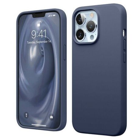 Elago Чехол Elago Soft Silicone для iPhone 13 Pro, синий