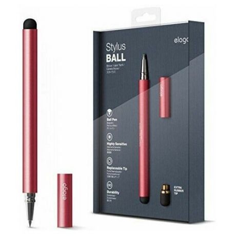 Стилус-ручка Elago Pen Ball, red pink (EL-STY-BALL-PK)