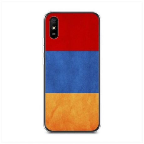 Силиконовый чехол "Флаг Армении" на Xiaomi Redmi 9A / Сяоми Редми 9А