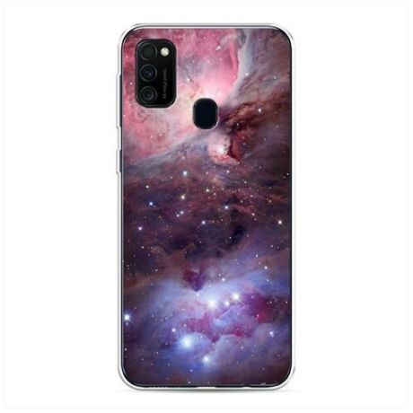Силиконовый чехол "Яркая галактика" на Samsung Galaxy M21 / Самсунг Галакси М21