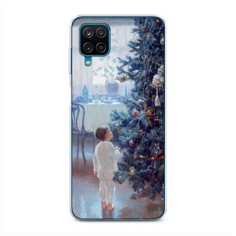 Силиконовый чехол "Рождественское утро" на Samsung Galaxy A12 / Самсунг Галакси А12