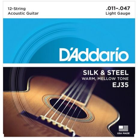 Струны для акустической гитары DAddario EJ35