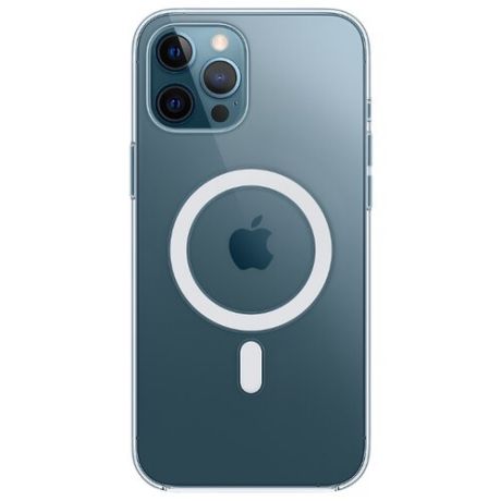 Apple Накладка Apple Clear Case with MagSafe для iPhone 12 Pro Max прозрачный MHLN3ZE/A