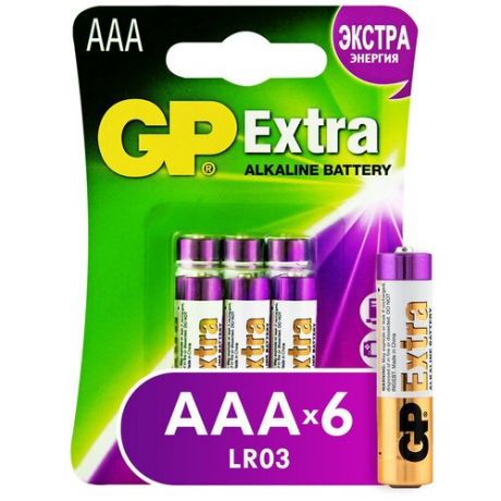 Батарейка GP Extra Alkaline 24AX-2CR4