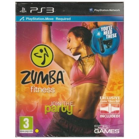 Игра Zumba Fitness. Join The Party + Аксессуар Пояс для Playstation Move (PS3)