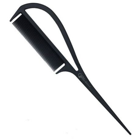 Gera Professional Расческа для начеса, цвет черный