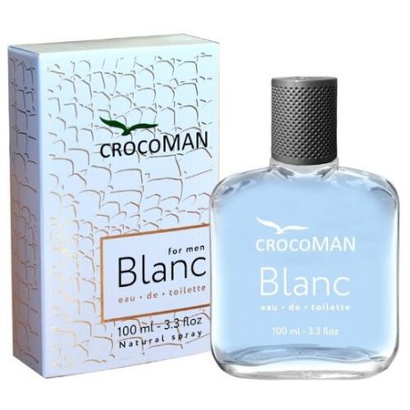 Today Parfum / CrocoMAN Blanc, 100 мл / Кроко Мен Бланк / Мужская туалетная вода