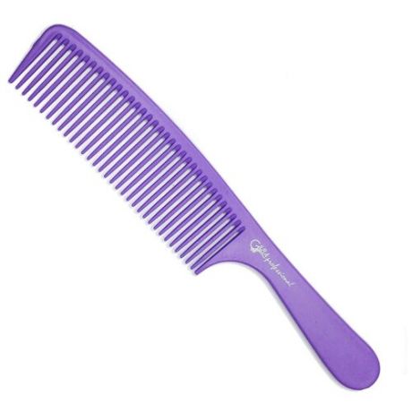 Gera Professional Расческа карбоновая для стрижки волос GPR00306, цвет фиолетовый