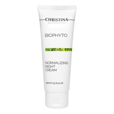 Christina Bio Phyto: Нормализующий ночной крем для лица (Normalizing Night Cream), 75 мл