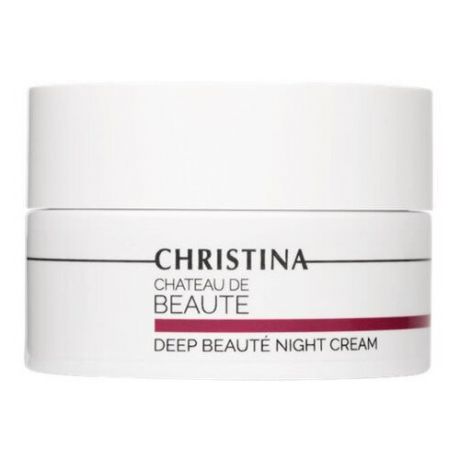 Christina Chateau de Beaute: Интенсивный обновляющий ночной крем для кожи лица (Deep Beaute Night Cream), 50 мл
