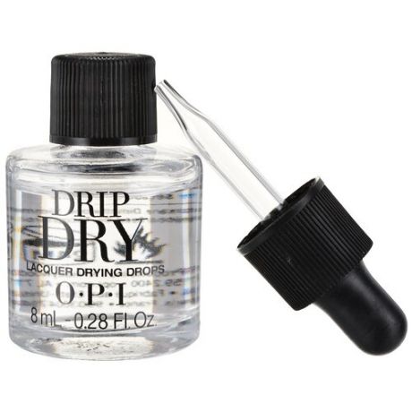 OPI Верхнее покрытие Drip Dry, прозрачный, 8 мл
