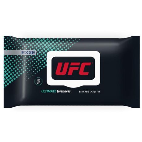 Влажные салфетки EXXE UFC Ultimate freshness, 15 шт.