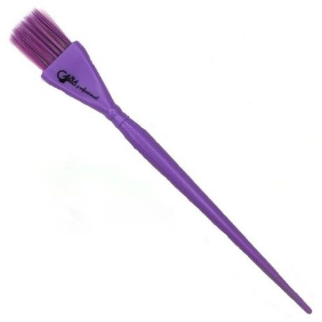 Gera Professional, Кисть, смешанная фиолетовая щетина 5 рядов, цвет фиолетовый