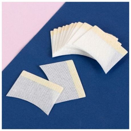 Queen fair Набор защитных наклеек для изоляции нижних ресниц и макияжа, 10 пар, 3,5 × 4,5 см