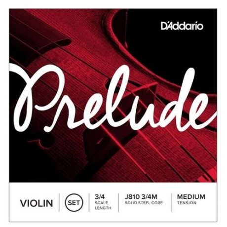 Струны для скрипки DAddario J810 3/4M prelude
