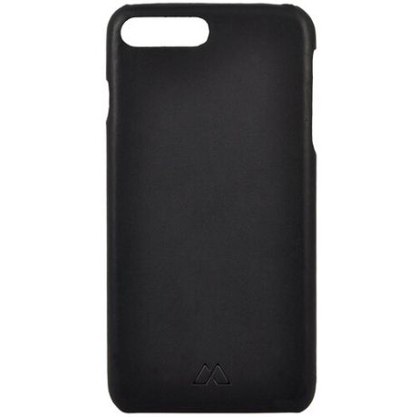 Кожаный чехол-накладка для iPhone 7/8/SE (2020) Moodz Soft leather Hard, черный/notte (black) (MZ655730)