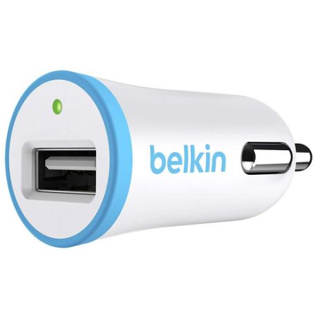 Автомобильное зарядное устройство Belkin USB 1A Blu (Голубой)