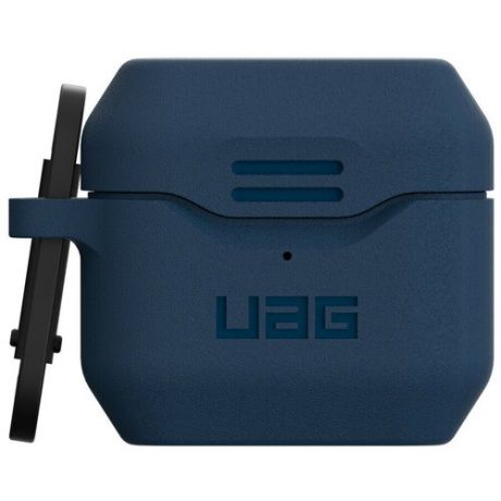 Чехол с карабином Urban Armor Gear (UAG) Standard Issue Silicone_001 Case для AirPods 3 (2021), цвет Темно-синий (Mallard) (10292K115555)