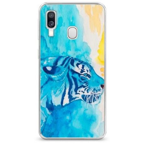 Силиконовый чехол "Влюбленные тигры 1" на Samsung Galaxy A40 / Самсунг Галакси А40