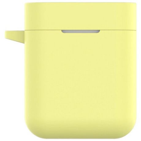 Силиконовый чехол GSMIN для наушников Xiaomi AirDots Pro (Светло-желтый)