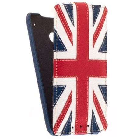 Кожаный чехол для HTC One M7 Melkco Premium Leather Case - Craft Edition Jacka Type - The Nations Britain
