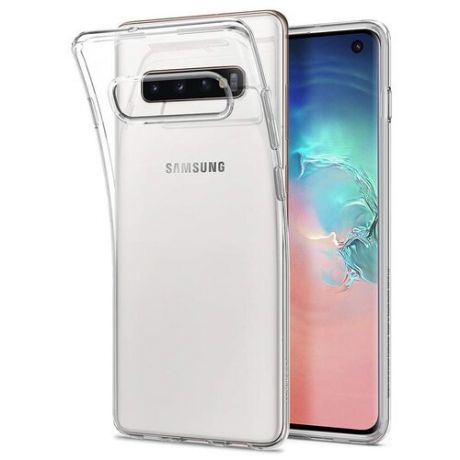 Силиконовый чехол для Samsung S10 прозрачный