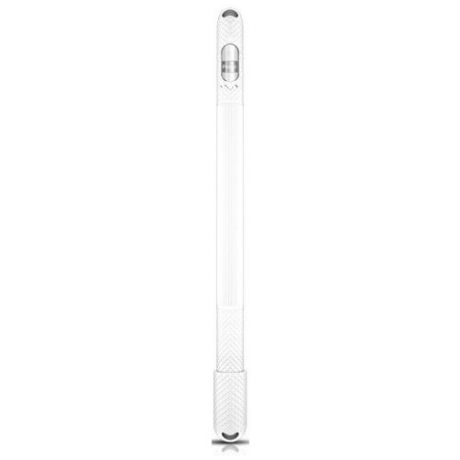 Силиконовый чехол HRS Pens для Apple Pencil 1 (Белый)