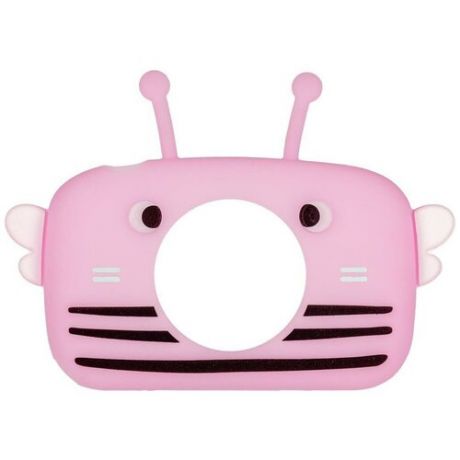 Чехол GSMIN Bee Case для детской цифровой камеры GSMIN Fun Camera (Розовый)