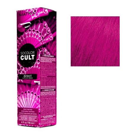 Matrix SoColor Cult Direct - Крем-краска с пигментами прямого действия для волос Фуксия, 118 мл