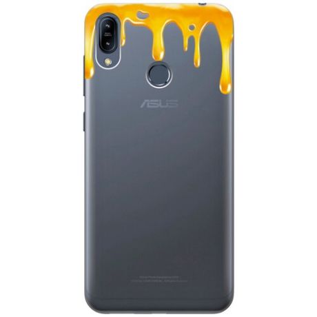 Силиконовый чехол на Asus Zenfone Max (M2) ZB633KL / Асус Зенфон Макс М2 с 3D принтом "Jam" прозрачный
