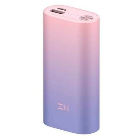 Внешний аккумулятор XIAOMI Power Bank (Mi) ZMI 10000mAh Type-C MINI (High-End версия) 3A, 30W, QC 3.0, PD 3.0 (QB818), черный