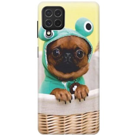 Чехол - накладка ArtColor для Samsung Galaxy M62 с принтом "Собака в смешной шапке"