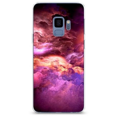 Силиконовый чехол "Фиолетовое дерево" на Samsung Galaxy S9 / Самсунг Галакси С9