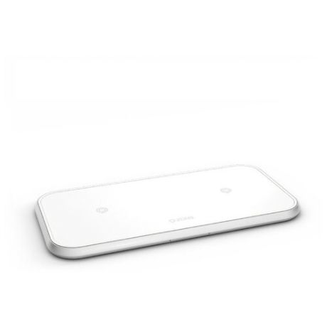 Zens Беспроводное зарядное устройство ZENS Dual Aluminium Wireless Charger. Цвет белый.ZENS Dual Aluminium Wireless Charger White