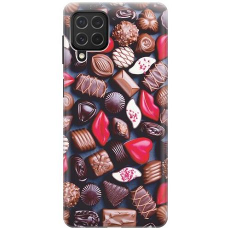 Чехол - накладка ArtColor для Samsung Galaxy M62 с принтом "Набор шоколада"