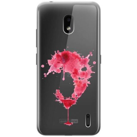 Силиконовый чехол с принтом Cocktail Splash для Nokia 2.2 / Нокиа 2.2