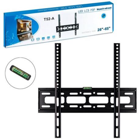 Кронштейн на стену TVB-T52-A диагональ ТВ 26"-55" нагрузка до 50 кг, Vesa (200x200 мм,300x300 мм,200x400 мм,400x400 мм), черный