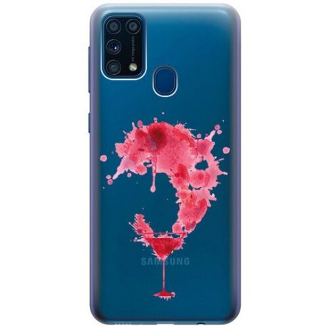 Силиконовый чехол с принтом Cocktail Splash для Samsung Galaxy M31 / Самсунг М31
