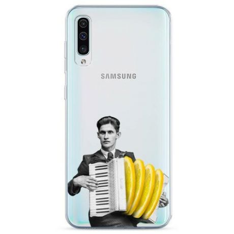 Силиконовый чехол "Лимон-аккордеон" на Samsung Galaxy A30s / Самсунг Гэлакси А30s
