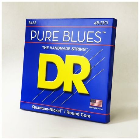 DR Strings 45-130 Pure Blues Quantum Nickel 5 PB5-130