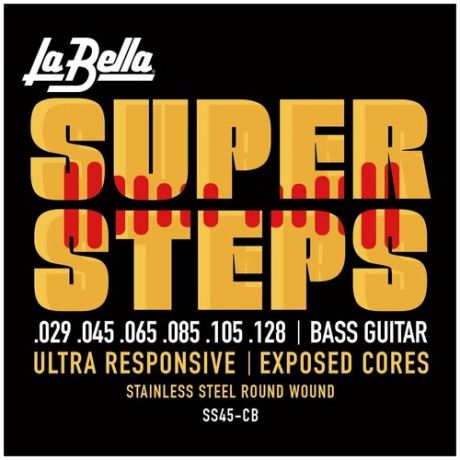 Струны для 6-струнной бас-гитары 29-128 LA BELLA SS45 CB