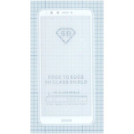 Защитное стекло 3D для Huawei Y9 (2018) / Enjoy 8 Plus (белый)