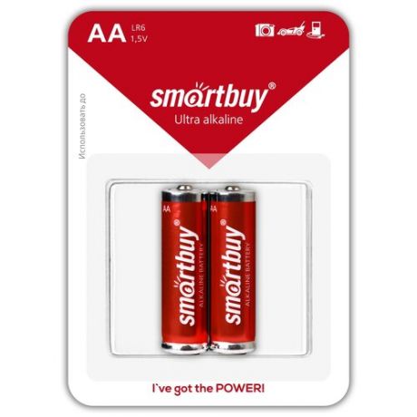 Батарейка SmartBuy AA LR6 Ultra Alkaline, 10 шт.
