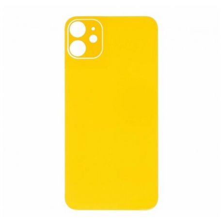 Противоударное стекло для Apple iPhone 11 (на заднюю крышку и камеру), желтый, глянцевое