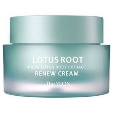 The YEON Крем увлажняющий с экстрактом лотоса - Lotus root renew cream, 50мл