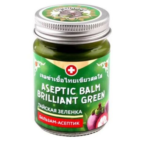 Бальзам-асептик Тайская зеленка Aseptic Balm Brilliant Green Binturong, 50 мл