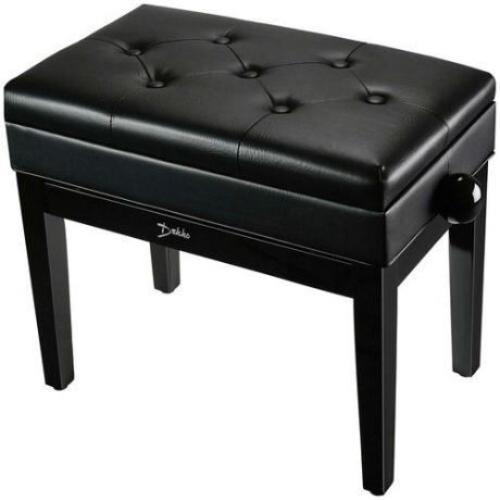 Банкетка для пианино или рояля DEKKO JR-80 BK деревянная, цвет - чёрный
