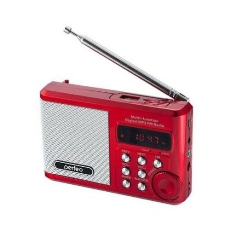 Perfeo Мини аудио система Perfeo Sound Ranger 4 in 1 PF-SV922 красный