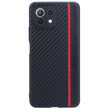 Чехол G-Case для Xiaomi Mi 11 Lite Carbon Black GG-1394